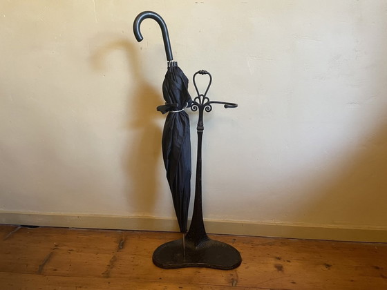 Image 1 of Umbrella Stand Umbrella Stand French Hand Forged