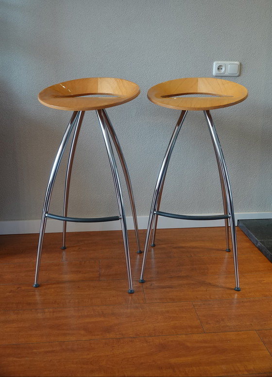 Image 1 of 2x Magis Lyra bar stools