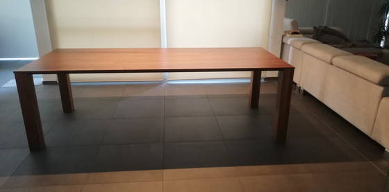 Image 1 of Joop van Arnhem stretcher table walnut