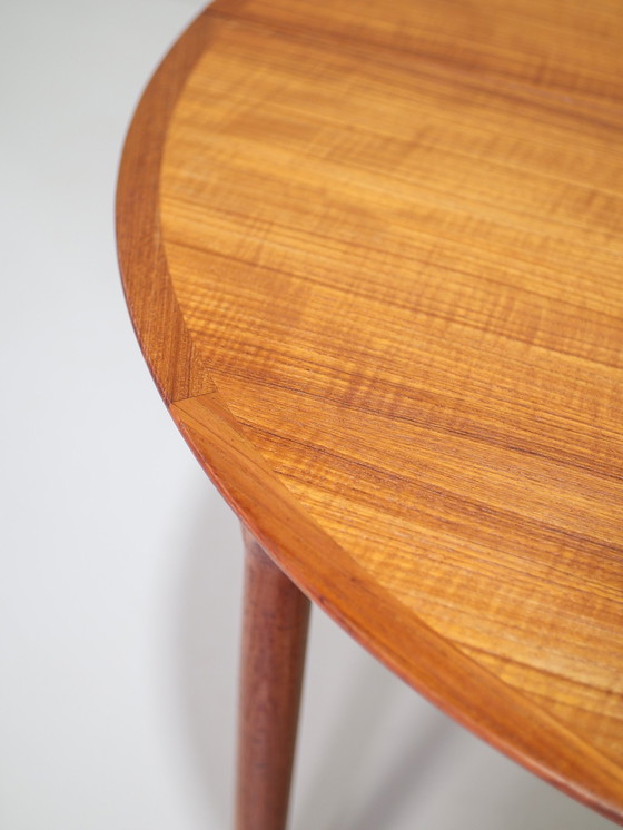 Image 1 of Tavolo da pranzo allungabile vintage in legno di teak danese