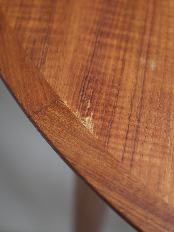 Image 1 of Tavolo da pranzo allungabile vintage in legno di teak danese