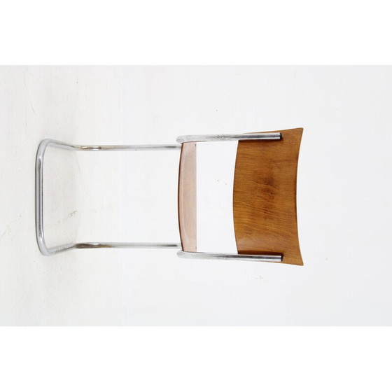 Image 1 of Vintage Bauhaus tubular armchair by Robert Slezak , Czechoslovakia 1930s