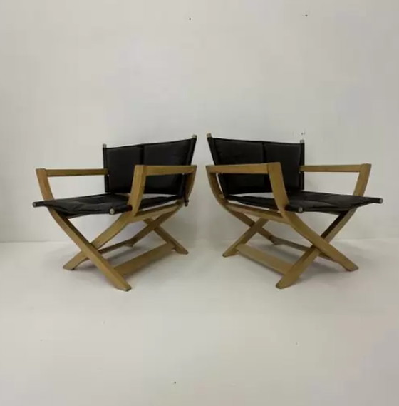 Image 1 of Set of 2 Danish folding chairs by Westnofa , 1970’s