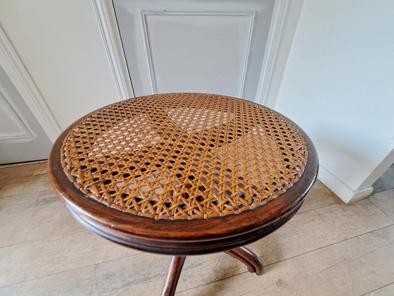 Image 1 of Cannage Piano Stool