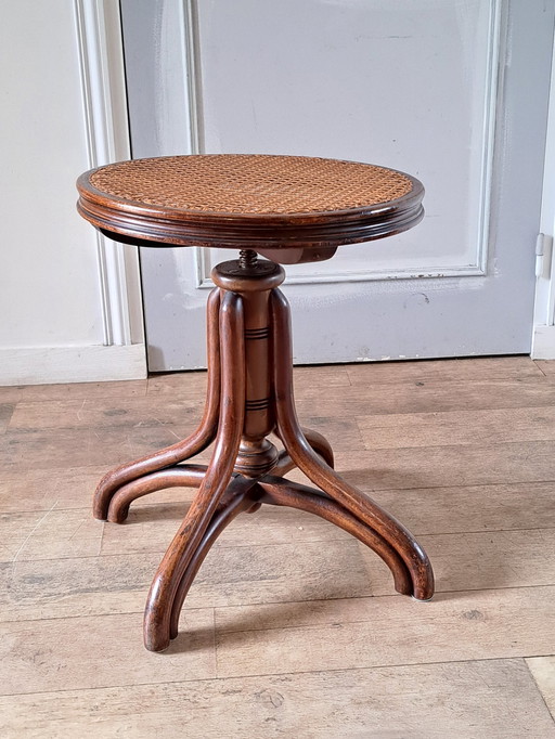 Cannage Piano Stool