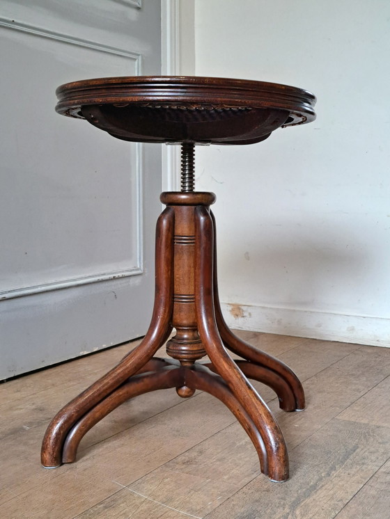 Image 1 of Cannage Piano Stool