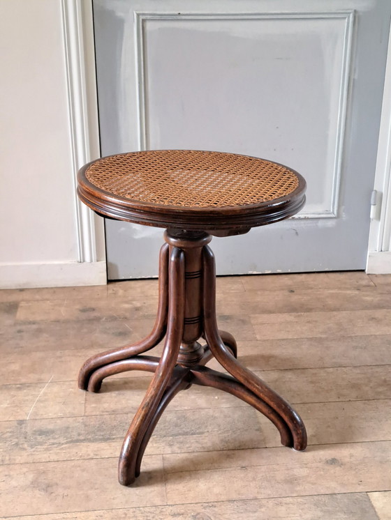 Image 1 of Cannage Piano Stool