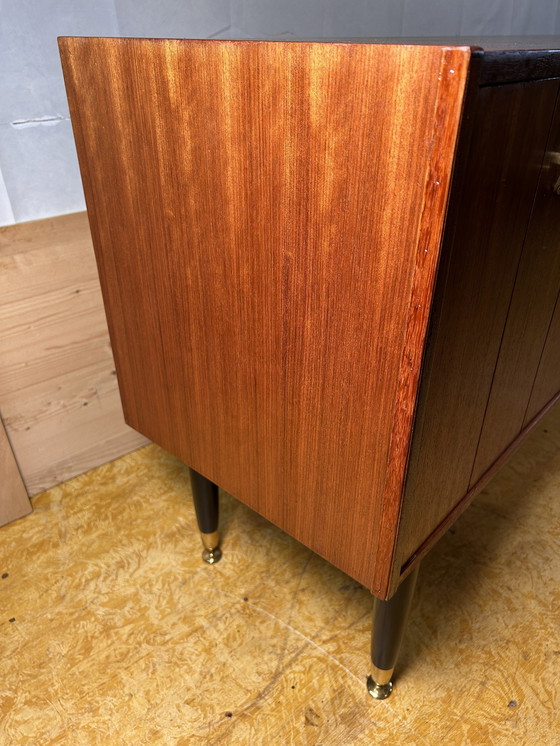 Image 1 of Mid-Century Retro Vintage Tola Wood Sideboard By G Plan E. Gomme 1950-1960 – Italian-Inspired Design 