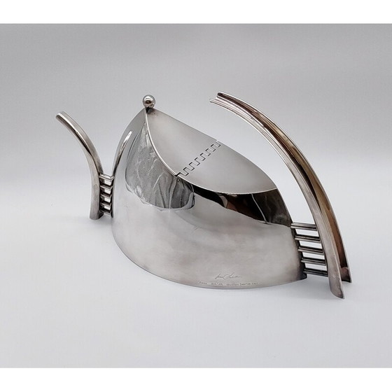 Image 1 of Vintage silver-plated “Fenice” tea set by Lino Sabattini, Italy