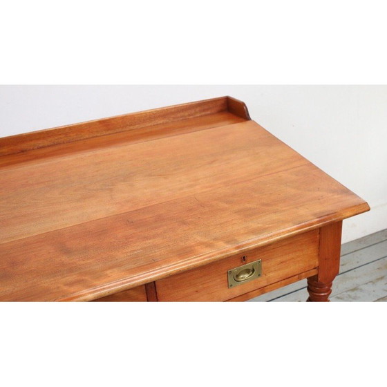 Image 1 of Vintage Artist Planners Desk with 2 Hinged Drawers