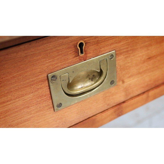 Image 1 of Vintage Artist Planners Desk with 2 Hinged Drawers