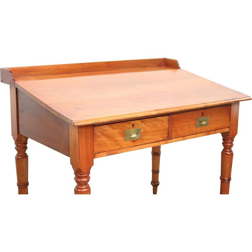 Vintage Artist Planners Desk with 2 Hinged Drawers