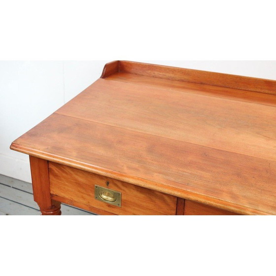 Image 1 of Vintage Artist Planners Desk with 2 Hinged Drawers