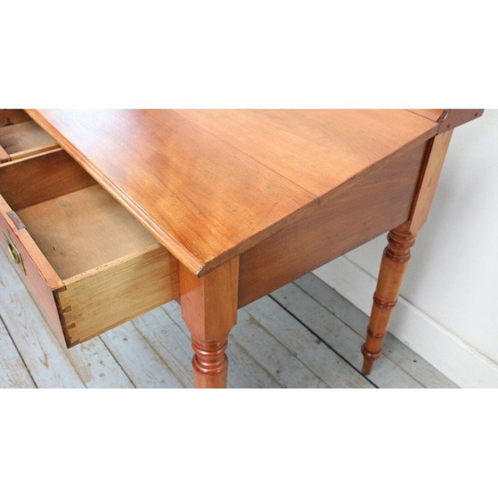 Image 1 of Vintage Artist Planners Desk with 2 Hinged Drawers