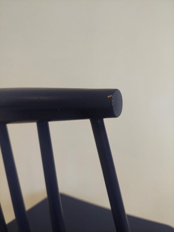 Image 1 of 2X Hay J77 Dining Table Chair Deep Blue