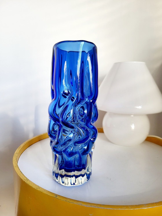 Image 1 of Vintage Vase, Novy Bor Glasswork, Designer Pavel Hlava, 1960s, Czech Republic