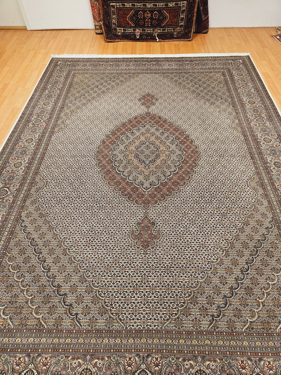 Image 1 of Tapis persan noué à la main Tabriz Mahi