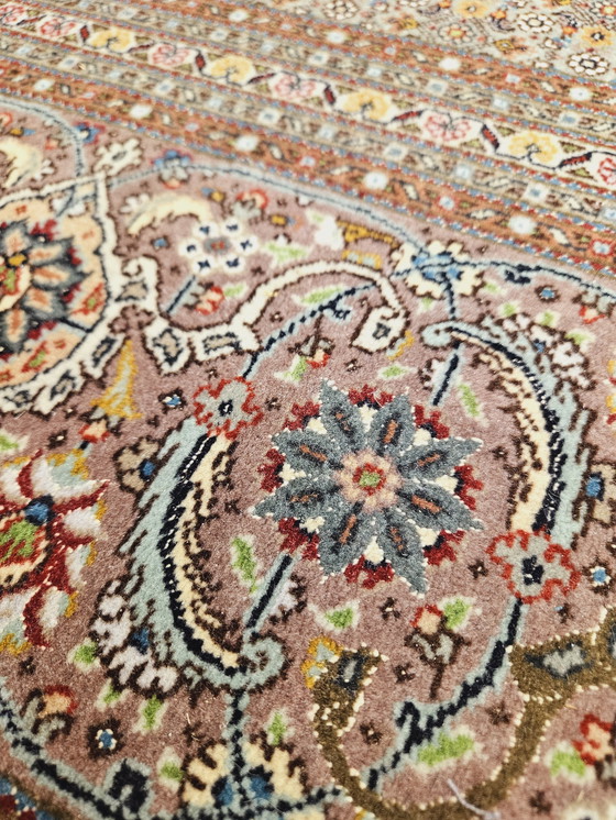 Image 1 of Tapis persan noué à la main Tabriz Mahi