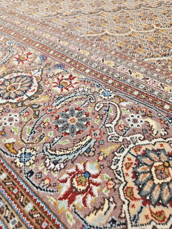 Image 1 of Persian Hand Knotted Tabriz Mahi Carpet