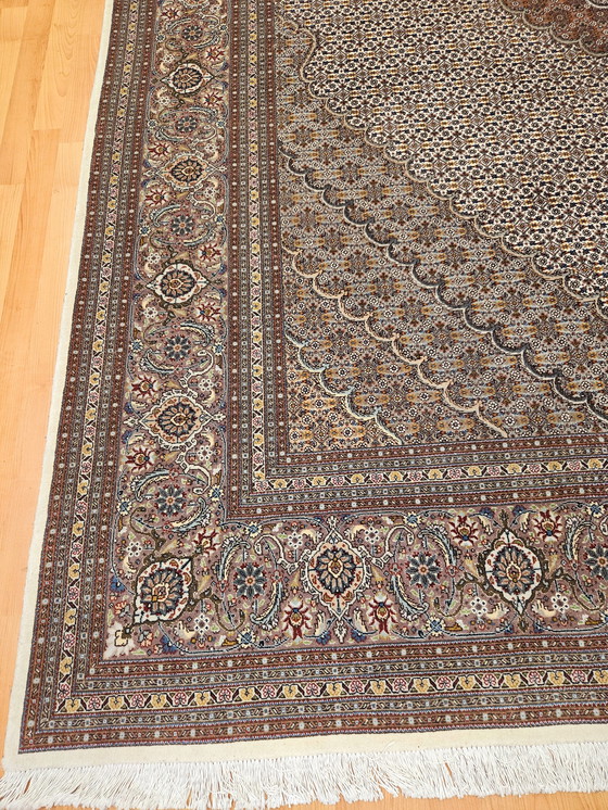 Image 1 of Tapis persan noué à la main Tabriz Mahi