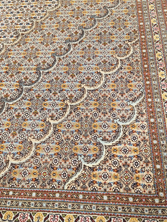 Image 1 of Tapis persan noué à la main Tabriz Mahi