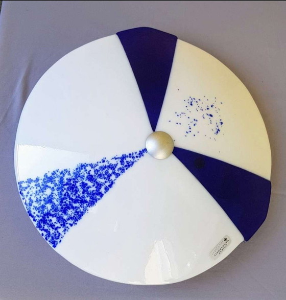 Image 1 of Glass ceiling light, unique handmade