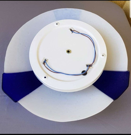 Image 1 of Glass ceiling light, unique handmade