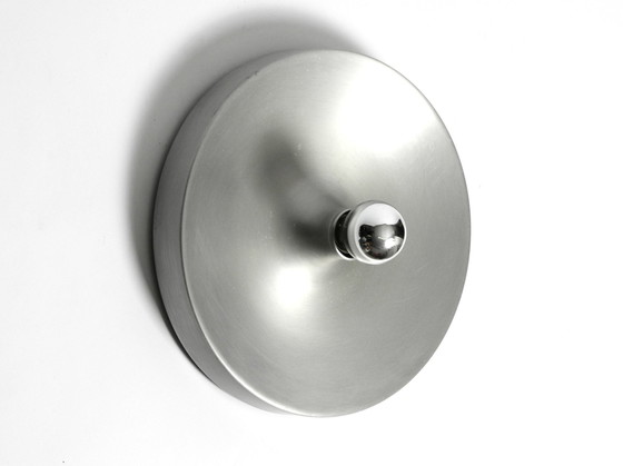 Image 1 of 1960S Round Large Space Age Pop Art Aluminum Ceiling Or Wall Lamp