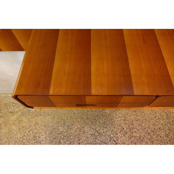 Image 1 of Vintage suspended console in wood by La Permanente Mobili Cantù, 1950s