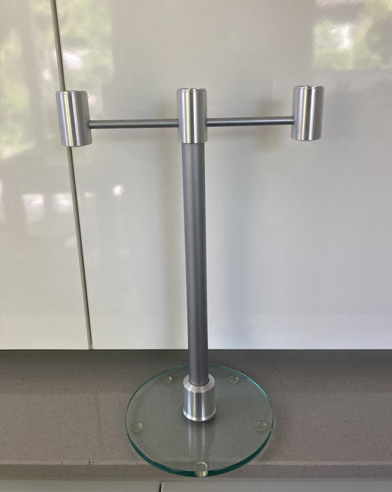 Image 1 of Vintage three arm candelabra