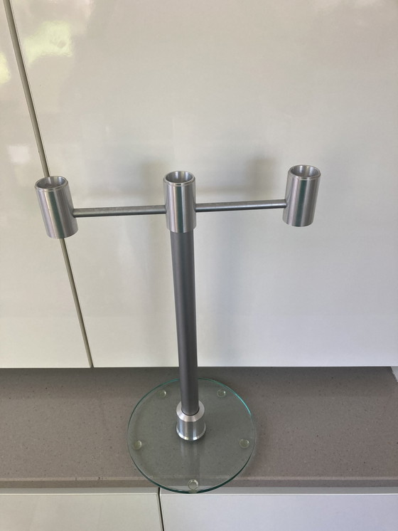 Image 1 of Vintage three arm candelabra