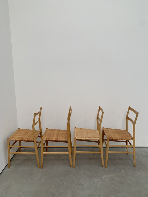 Image 1 of 4 X Gio Ponti Super Leggera Chairs Cassina