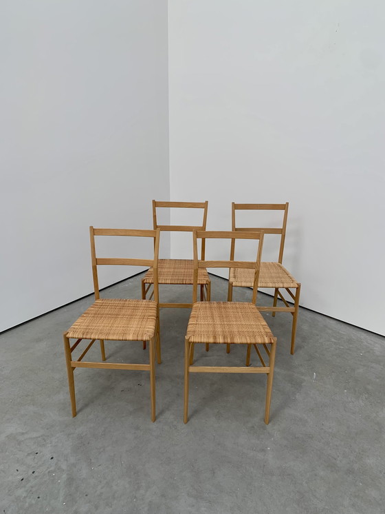 Image 1 of 4 X Gio Ponti Super Leggera Chairs Cassina