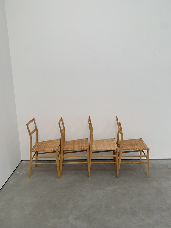 Image 1 of 4 X Gio Ponti Super Leggera Chairs Cassina