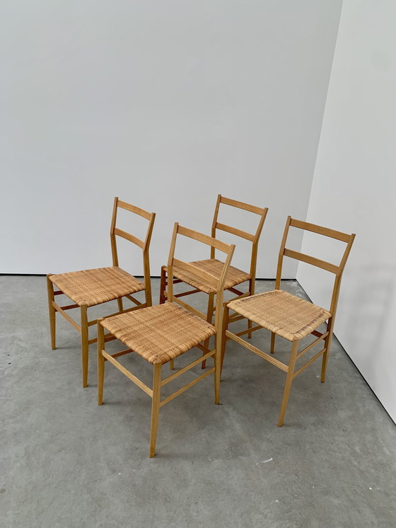 Image 1 of 4 X Gio Ponti Super Leggera Chairs Cassina