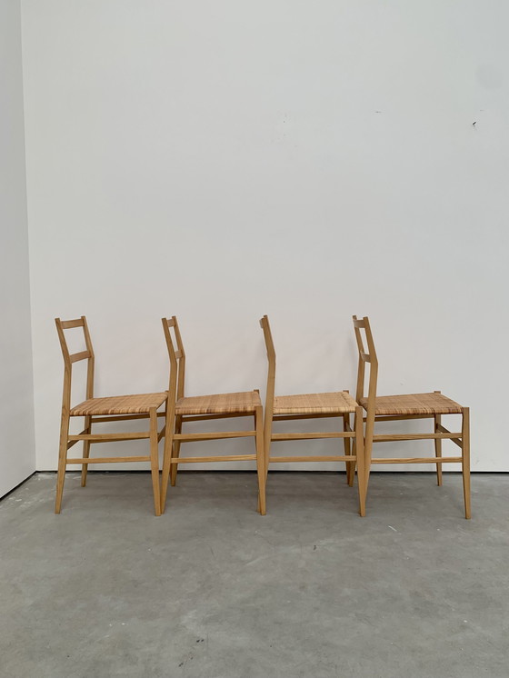 Image 1 of 4 X Gio Ponti Super Leggera Chairs Cassina