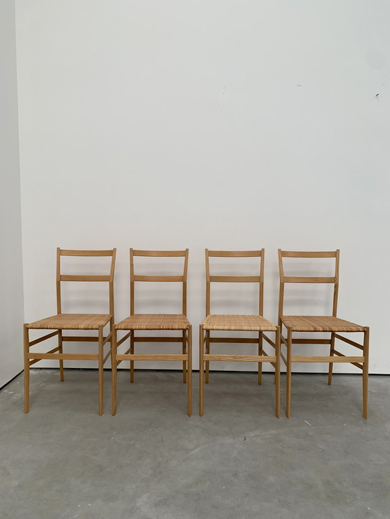 Image 1 of 4 X Gio Ponti Super Leggera Chairs Cassina