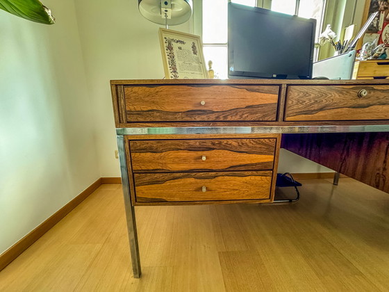 Image 1 of Vintage desk in rosewood 1970's