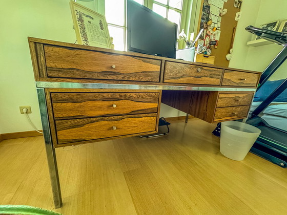 Image 1 of Vintage desk in rosewood 1970's