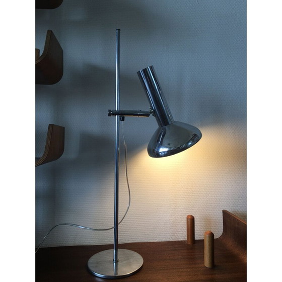 Image 1 of Lampada da tavolo vintage regolabile in cromo di Cosack, anni '60