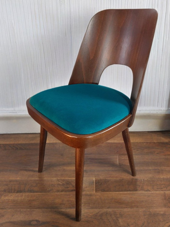 Image 1 of Set 4 Chaises Oswald Haerdtl Par Ton, Vintage Czech 1950S