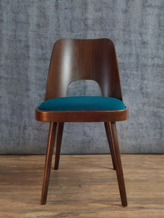 Image 1 of Set 4 Chaises Oswald Haerdtl Par Ton, Vintage Czech 1950S