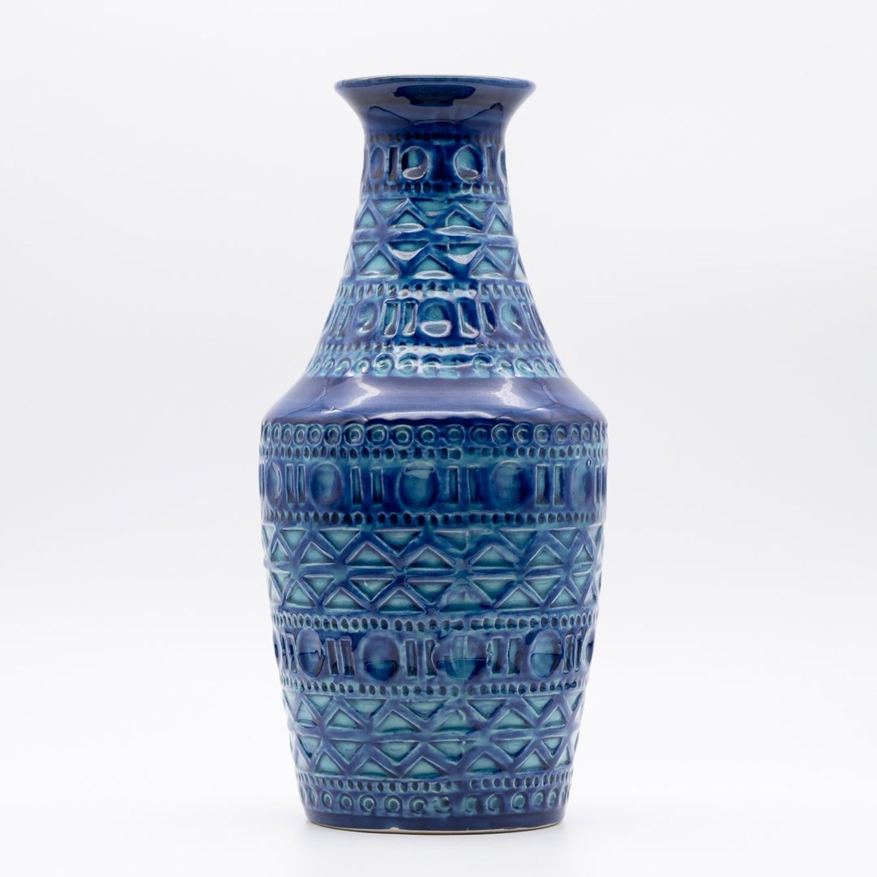 Retro Bay Keramik Vase 606-30 Wgp Fat Lava Vintage 60S