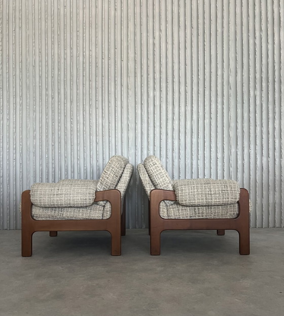 Image 1 of Scandinavian Lounge Chairs With Original Upholstery, 1960S