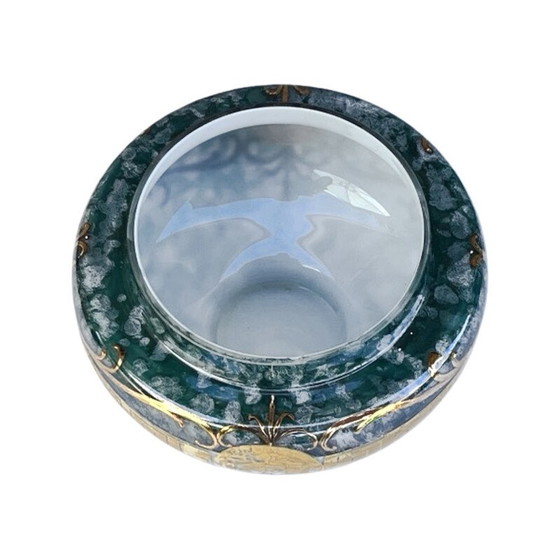 Image 1 of Vintage glass vase by Crystalex Novy Bor, Czechoslovakia 1970