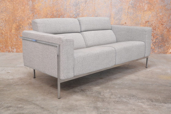 Image 1 of Gray fabric Harvink Forum design sofa