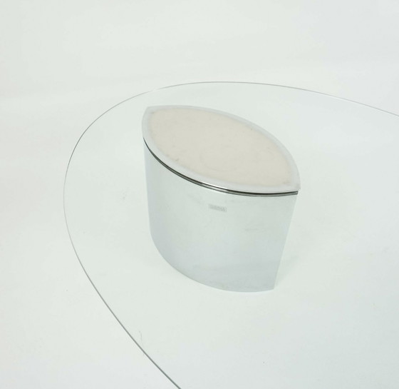 Image 1 of Gavina Knoll International Lunario coffee table glass table Cini Boeri