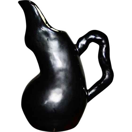 Image 1 of Vintage ceramic pitcher by Raymond Camart, 1950