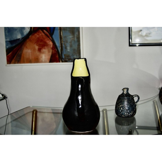 Image 1 of Vintage ceramic pitcher by Raymond Camart, 1950