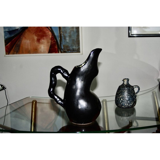 Image 1 of Vintage ceramic pitcher by Raymond Camart, 1950